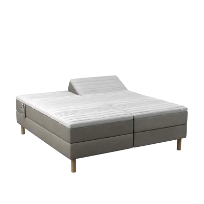 BOBOhome Tidur+ höjdsäng inkl. bäddmadrass, 180x200 - sandfärgad Medium (under 80 kg) Medium