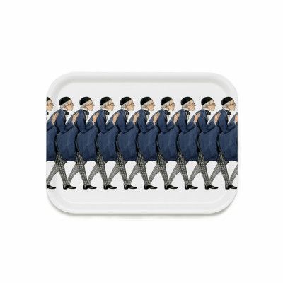 Design House Stockholm Bricka Farbror blå 20x27