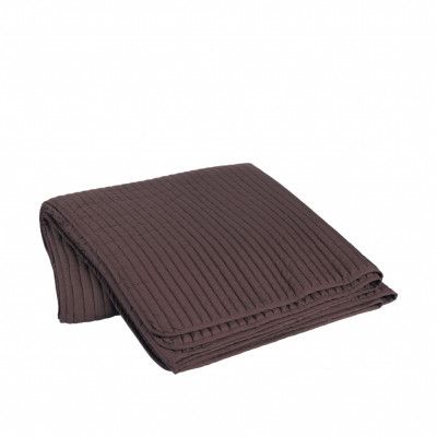 BROSTE COPENHAGEN Senaöverkast, rektangulärt - puce röd bomull (240x260)