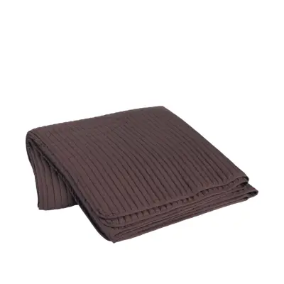 BROSTE COPENHAGEN Senaöverkast, rektangulärt - puce röd bomull (240x260)