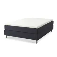 Comfort Dreams sängbotten, utanövermadrass och utan ben - blå polyestertyg (200x140)