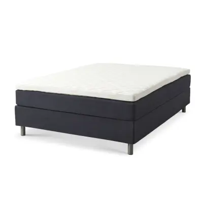 Comfort Dreams sängbotten, utanövermadrass och utan ben - blå polyestertyg (200x140)