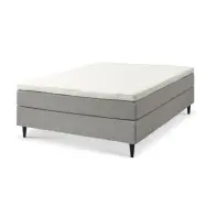 Comfort Dreams sängbotten, utanövermadrass och utan ben - ljusgrått polyestertyg (200x140)