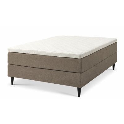 Comfort Plus Dreams sängbotten, utanövermadrass och utan ben - antilop beige polyestertyg (200x140)