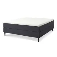 Comfort Plus Dreams sängbotten, utanövermadrass och utan ben - blått polyestertyg (200x180)