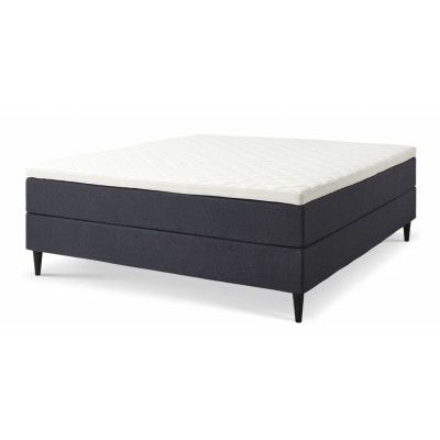 Comfort Plus Dreams sängbotten, utanövermadrass och utan ben - blått polyestertyg (200x180)
