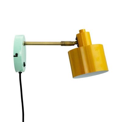 Dyberg Larsen - Ocean Vägglampa Curry/Brass/TurquoiseDybergLarsen