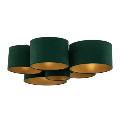 Euluna - Lodge 6 Plafond Grön/Guld