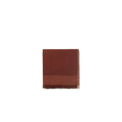 ferm LIVING - Weaver Pläd Red Brown
