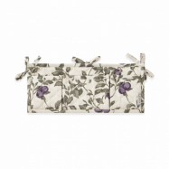 Garbo&Friends Plum satin quiltad sängficka 43x18cm
