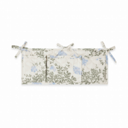 Garbo&Friends Plumbago satin quiltad sängficka 43x18cm