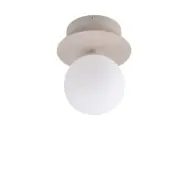 Globen Lighting - Art Deco taklampa, IP44, brun/vit
