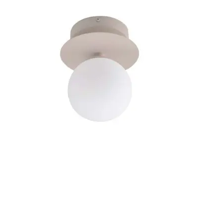 Globen Lighting - Art Deco taklampa, IP44, brun/vit