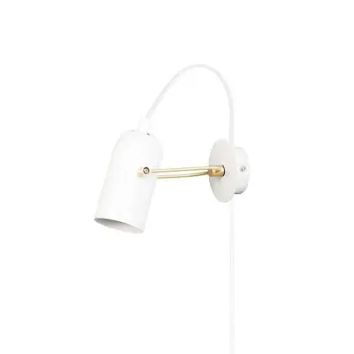 Globen Lighting - Swan Mini Vägglampa Vit