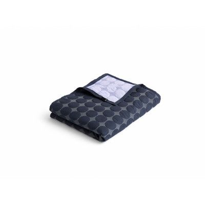 HAY - Mega Dot (Organic) Överkast 235x245 Midnight Blue