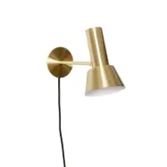 Hübsch - Tap Vägglampa Brass