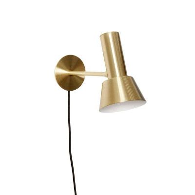 Hübsch - Tap Vägglampa Brass