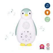 Pingvinen Zoe högtalare/nattlampa (Blå)