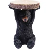 KARE DESIGN Animal Mini Bear sidobord, runt - flerfärgat polyresin (Ø23)