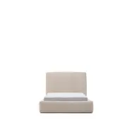 KAVE HOME Beige Blocksäng med avtagbartöverdrag för madrass 90 x 200 cm FSC Mix Credit