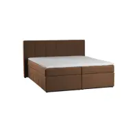 Olympisk lyxig handgjord kontinentalsäng med förvaring, 7 zoner 140x200 Fast (80-100 kg) Medium Beige