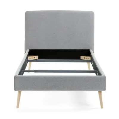 KAVE HOME Dyla sängöverdrag - grått tyg (för en 90x190cm sängram)