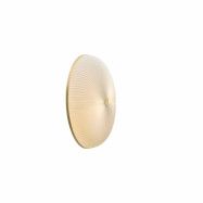 Lamella plafond vägg/tak, vit/guld 50cm