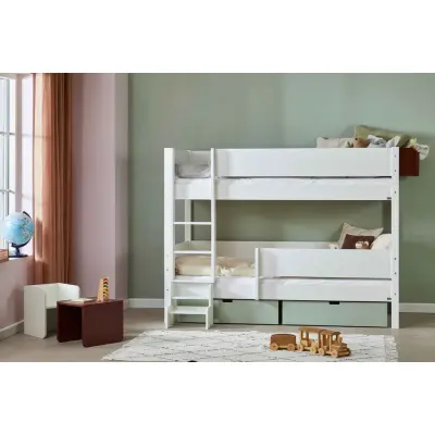 Manis-H Höder våningssäng med designskänk - 200 cm - 90x200