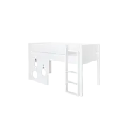 Manis-H Sol Mellanhög säng med klassisk sänggrind och bollbräda - 160 cm - 90x160