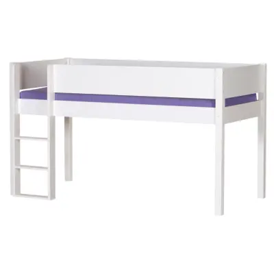 Manis-H Vilde Halvhög säng med klassisk sänggrind - 200 cm - 90x200