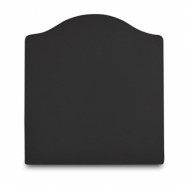 Mille Notti Carlita canvas sänggavel – Mörkgrå 180x140