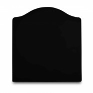 Mille Notti Carlita canvas sänggavel – Svart 210x140