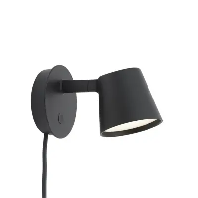 Muuto - Tip Vägglampa Black