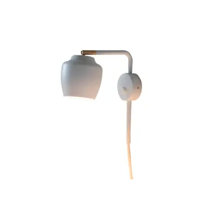 Nola Vägglampa Vit CPH Lighting - Vardagsrum - Aluminium