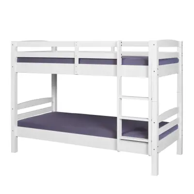 NORDIC LIVING COLLECTION Annika våningssäng 90x200 tillverkad av massivt trä inklusive ribbotten, kan delas till 2 enkelsängar