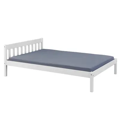 NORDIC LIVING COLLECTION Vilmar säng 140 x 200 furu massivt trä vitlackerad