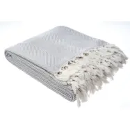 NORDVÄRK Ball? vad? rätt?överkast, rektangulärt - antracitgrå bomull (200x230)