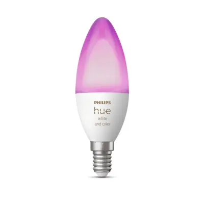Philips Hue White&Color 1-pack E14 kronljus 4W