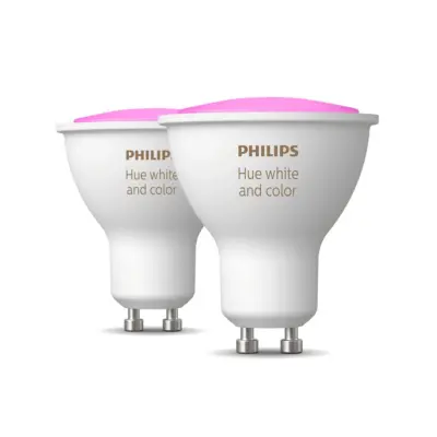 Philips Hue White&Color 2-pack GU10 4,3W