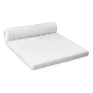 Polysoftövermadrass - vit jersey (200x90)