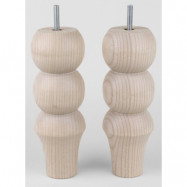 Prettypegs Siri 210 sängsben 4-pack - Aska
