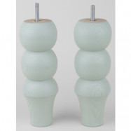 Prettypegs Siri 210 sängsben 4-pack - Mintgrön