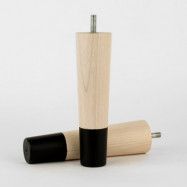 Prettypegs Carl 230 sängben 4-pack - Svart/aska
