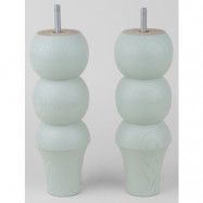 Prettypegs Siri 210 sängsben 4-pack - Mintgrön