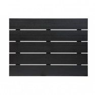 Hiipakka Black sänggavel - Svart, 125x131,5