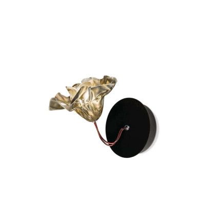 Slamp - Lafleur Vägglampa Black/Golden