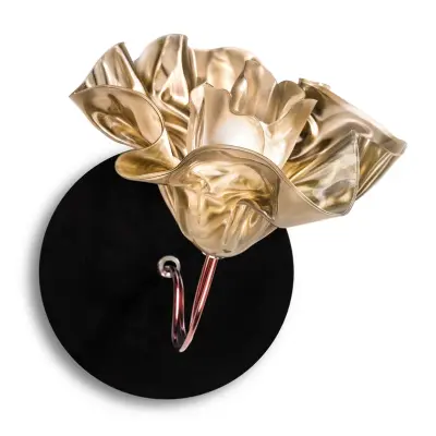 Slamp - Lafleur Vägglampa Black/Golden