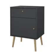 TVILUM Bodo Nattduksbord 1 dörr + 1 låda - Paket