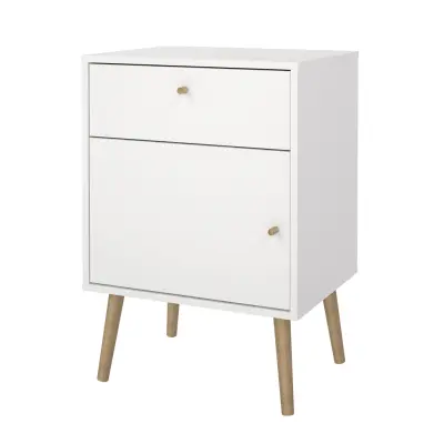 TVILUM Bodo Nattduksbord 1 dörr + 1 låda - Paket