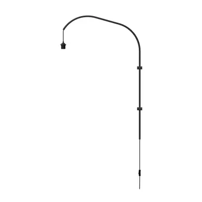 Willow singel väggstativ, mattsvart